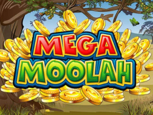 Screenshot of the Mega Moolah jackpot game